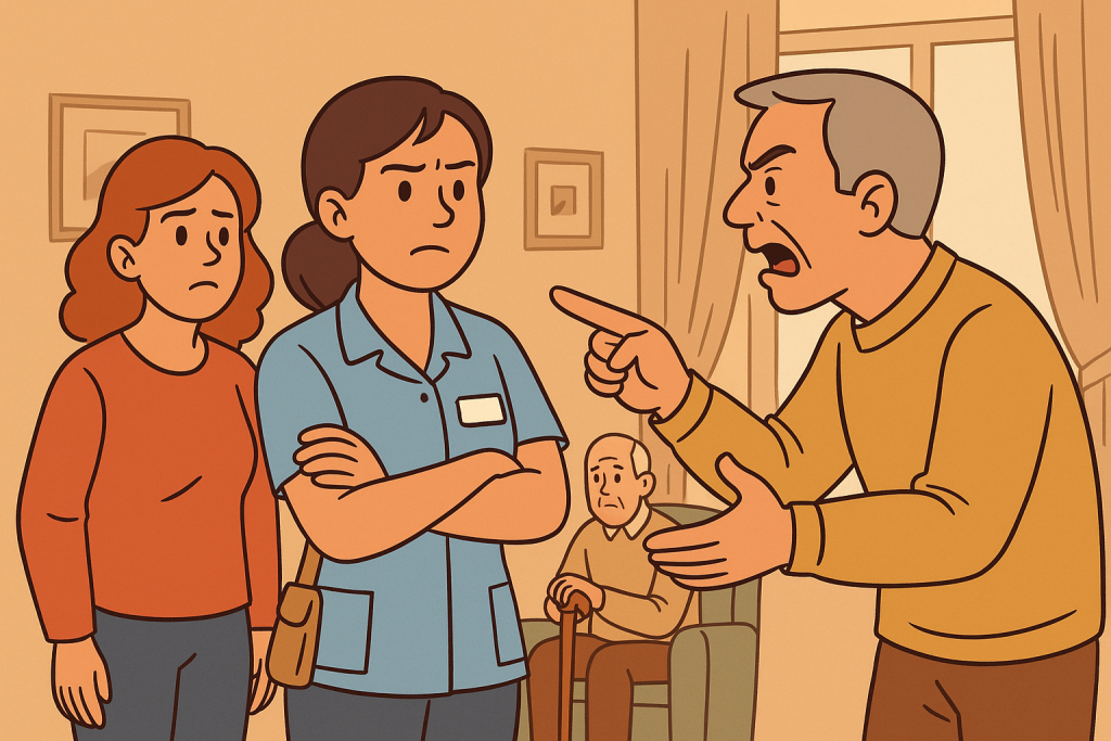Conflit entre aide à domicile et famille