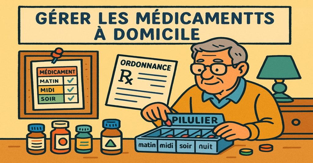 Gérer les médicaments à domicile avec un pilulier
