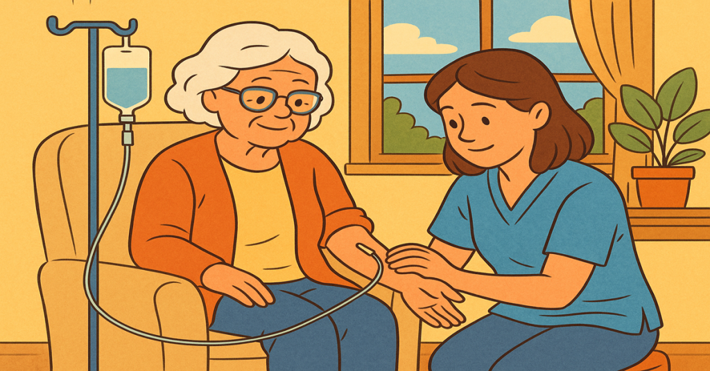 Perfusion a domicile